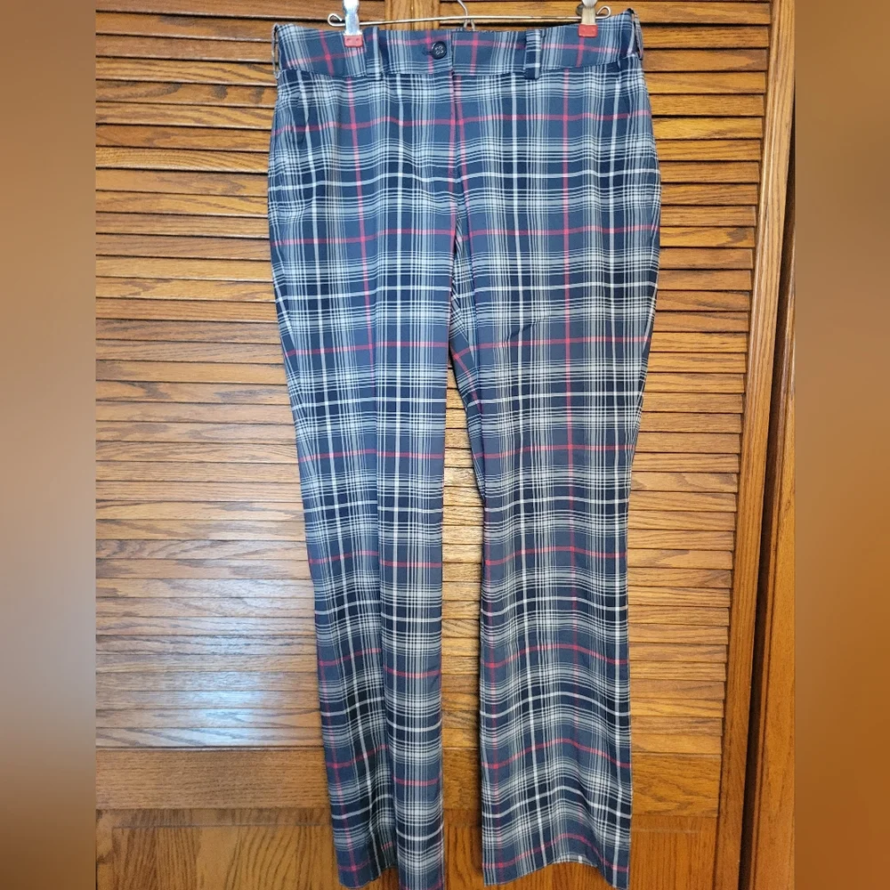 Nike‎ Golf Tour Performance Plaid Pants Womans Size 10